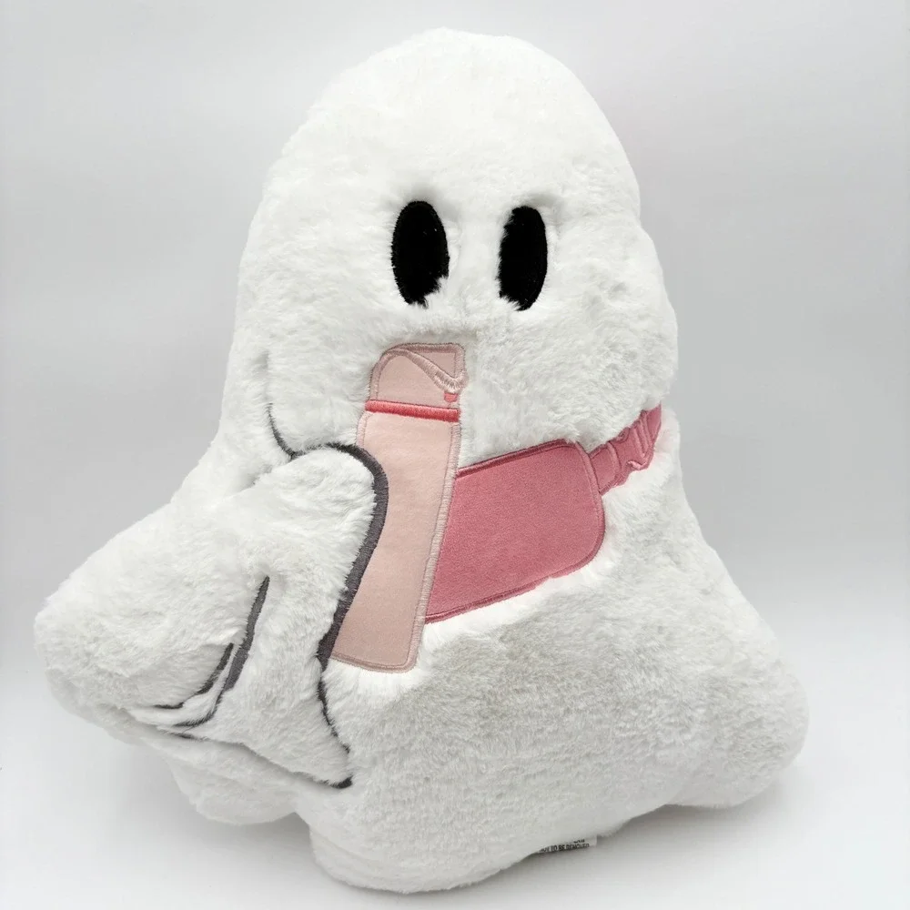 Spooky Nights Ghost Decorative Pillow Plush Pink Owala Stanley Tumbler Halloween